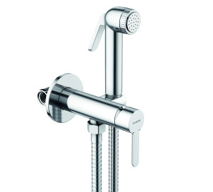 Set mezclador sanitario de ducha con soporte Cromado Oslo